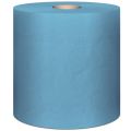 Rola hartie reciclata industriala, albastra 310 m, 1 strat, 2 role/set