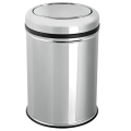Cos gunoi inox cu capac batant Inox, 27 litri