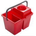 Galeata plastic dubla cu storcator Rosie, 2 * 7 litri