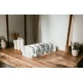 Servetele hartie reciclata alba, 23x23cm, 1 strat, 200buc/pachet, 20pachete/cutie, Office Products