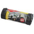 Saci menaj standard 60L, 58 x 70cm, 6.3 microni, 50buc/rola, Office Products - negri