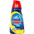 Gel pentru masina vase All in One Max Lemon, 600 ml, Finish