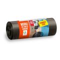Saci menaj rezistenti 60L, 50buc/rola, FIXI - negri