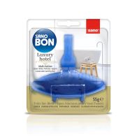 Odorizant solid pentru vasul toaletei, SANO Bon Blue 5 in 1 - Luxury Hotel