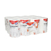 Prosop rola hartie alba, 50m - 2 straturi, 12 role/setOffice Products Mini