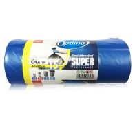 Saci menajeri 60 litri, 15 buc/rola, SANO Optima - albastri