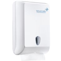 Dispenser servetele ZZ, material ABS, VELVET Professional - alb