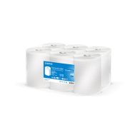 Rola prosop hartie alba, 2 straturi, 478 portii, 110m, 6role/bax, VELVET