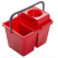 Galeata plastic dubla cu storcator Rosie, 2 * 7 litri
