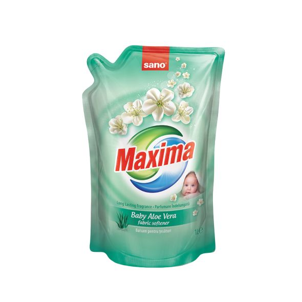 Rezerva balsam de rufe Sano Maxima Aloe Vera, 1 litru