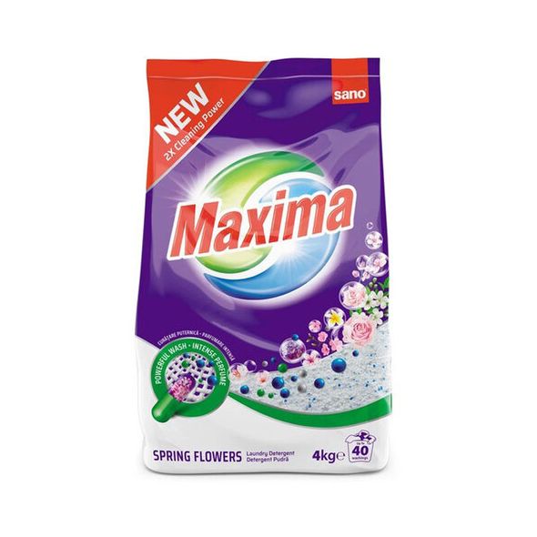 Detergent pudra Sano Maxima Spring Flowers, 4 kg