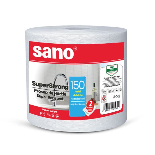 Prosop hartie 150 m, 680 foi, 2 straturi, SANO Monorola