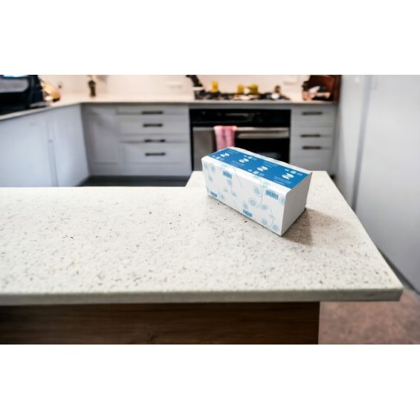 Servetele ZZ, 25x23cm, 2 straturi, 150buc/pachet, 20pachete/cutie, VELVET Professional