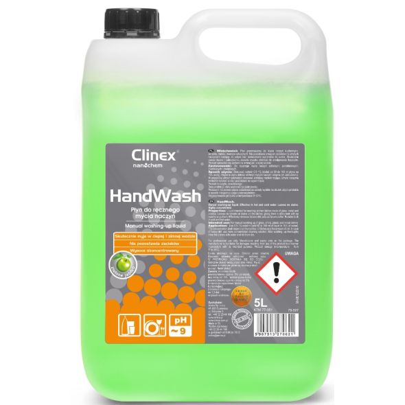 Detergent lichid de vase, 5 litri, CLINEX Hand Wash, mar