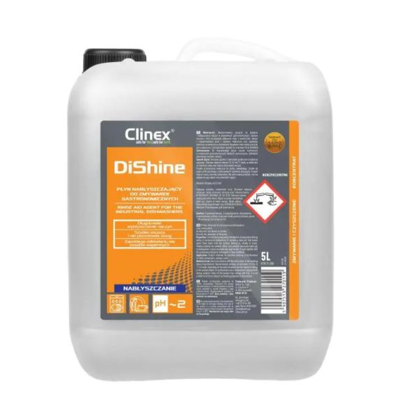 Lichid de strălucire pentru vase, 5 litri, CLINEX DiShine