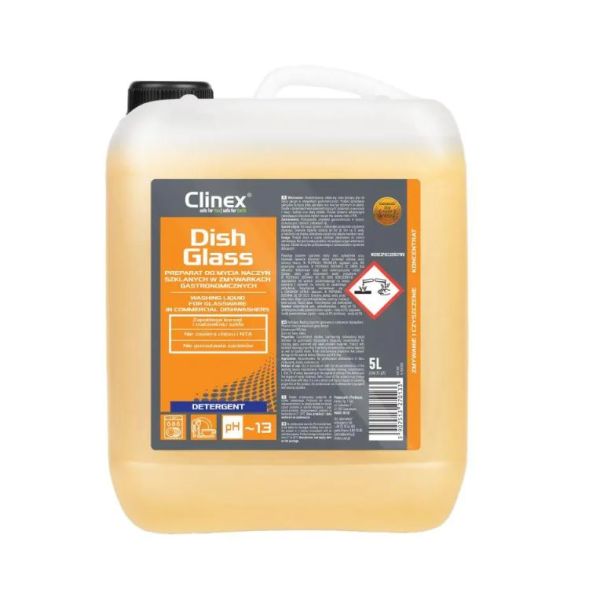 Detergent pentru vase si pahare, 5 litri, CLINEX DishGlass