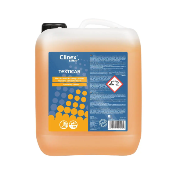Detergent pentru tapiterii, 5 litri, CLINEX EXPERT+ Texti Car