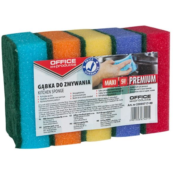 Bureti pentru spalat vasele, 62 x 96mm, 5 buc/set, Office Products