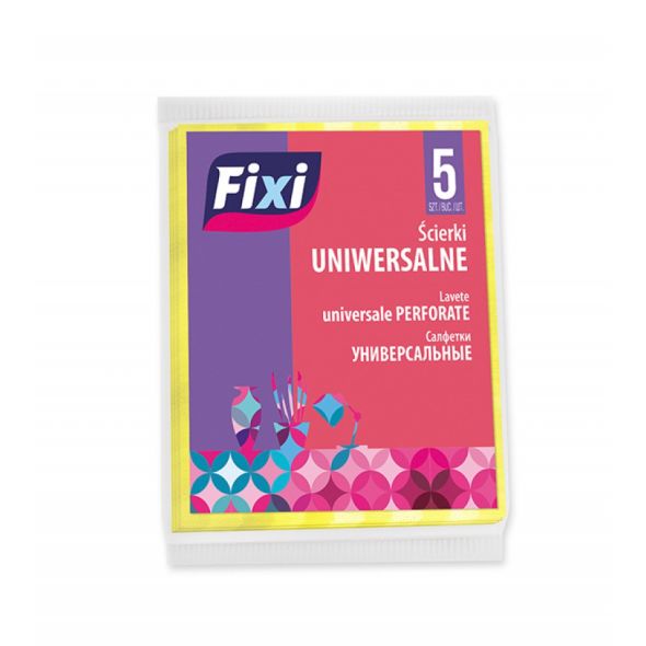 Lavete universale, 36 x 50cm, 5 buc/set, FIXI - diverse culori