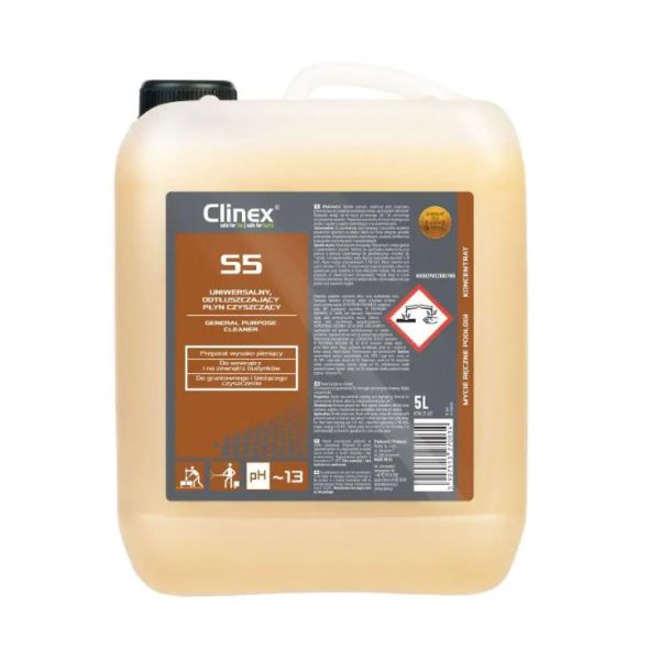 Detergent universal pentru degresare, 5 litri, CLINEX S5